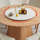 Juego de comedor contemporáneo de 1/4/5/7 piezas, muebles de comedor de madera maciza con sillas con respaldo macizo