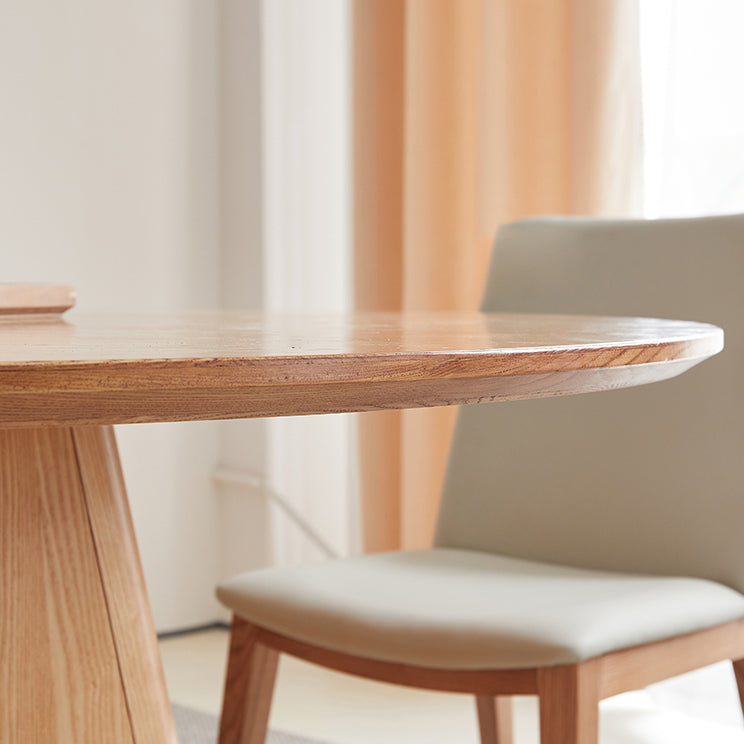 Juego de comedor contemporáneo de 1/4/5/7 piezas, muebles de comedor de madera maciza con sillas con respaldo macizo