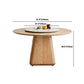 Juego de comedor contemporáneo de 1/4/5/7 piezas, muebles de comedor de madera maciza con sillas con respaldo macizo