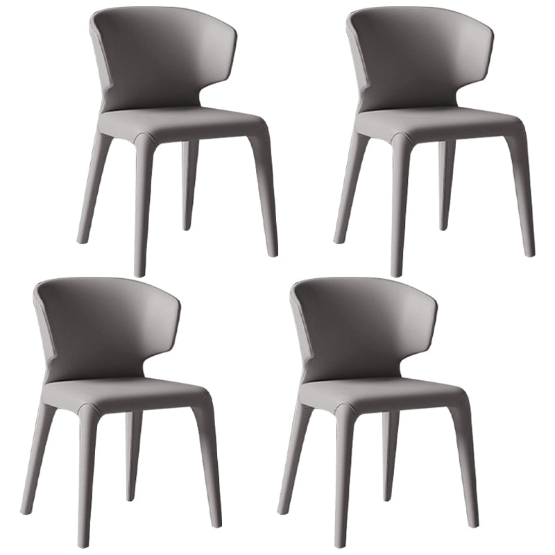 Modern Dining Set 1/4/5/7/8 Pieces with Wingback Chairs and Sintered Stone Dining Table