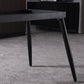 Black Metal Frame Industrial Rectangle Dining Table Sintered Stone Table for Dining Room Clearhalo 'Dining Tables & Seating' 'Dining Tables' 'dining_table' 'furn' 'furn_dining_table' 'Furniture' 'Kitchen & Dining Furniture' 5446598