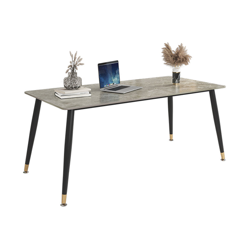 Tavolo da pranzo tradizionale di lusso sinterizzato in pietra rettangolo 4 gambe tavolo per casa