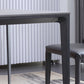 Black Metal Tripod Dining Table Industrial Rectangle Dining Room Table Clearhalo 'Dining Tables & Seating' 'Dining Tables' 'dining_table' 'furn' 'furn_dining_table' 'Furniture' 'Kitchen & Dining Furniture' 5446751
