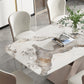 Luxury Sintered Stone Top Dining Table Rectangle Table with Single Pedestal