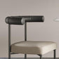 Modern Linen Dining Chair Open Back Dining Side Furniture in Matte Finish for Brasserie Clearhalo 'Dining Chairs' 'Dining Tables & Seating' 'dining_chair' 'furn' 'furn_dining_chair' 'Furniture' 'Kitchen & Dining Furniture' 5446875