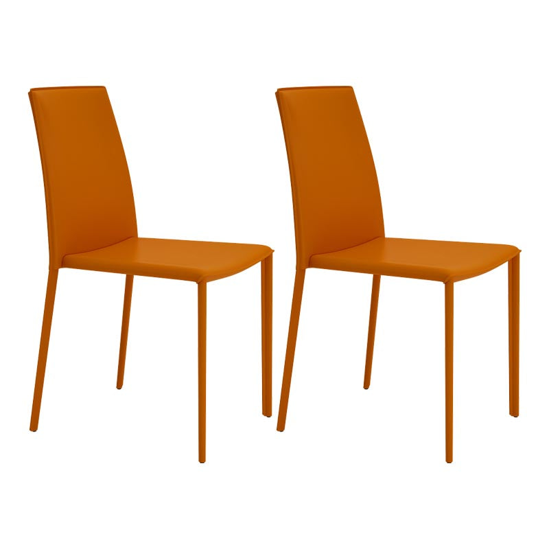 Sedia da pranzo con laterale in pelle contemporanea sedia a braccia da pranzo per sala da pranzo