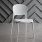 Glam Plastic Side Chair Stacking Open Back Dining Side Chair Clearhalo 'Dining Chairs' 'Dining Tables & Seating' 'dining_chair' 'furn' 'furn_dining_chair' 'Furniture' 'Kitchen & Dining Furniture' 5447158