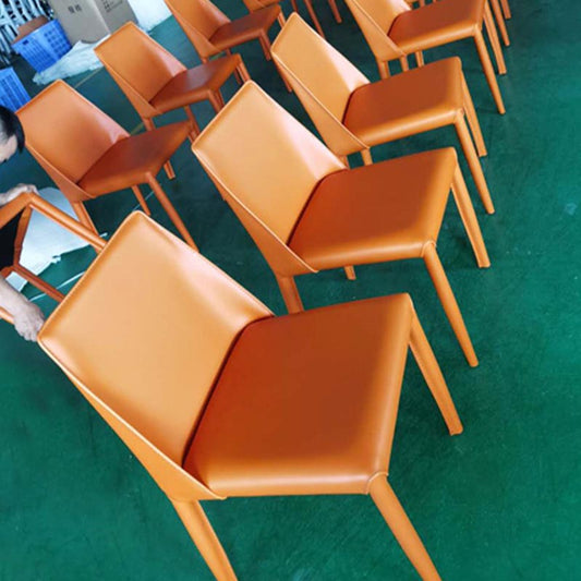 Chaise latéral rembourrée rembourrée