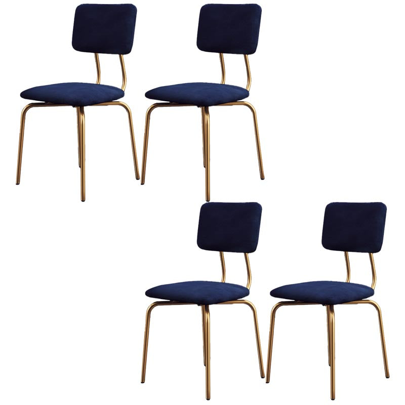 Chaise de salle à manger en faux cuir moderne chaise Parsons en finition mate pour la brasserie