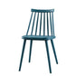 Modern Plastic Chair Slat Back Side Chair Wood in Matte Finish for Home