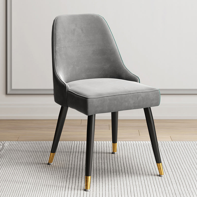 Glam Velvet Side Chair Parsons Upholstered Side Chair for Dining Room Clearhalo 'Dining Chairs' 'Dining Tables & Seating' 'dining_chair' 'furn' 'furn_dining_chair' 'Furniture' 'Kitchen & Dining Furniture' 5447467