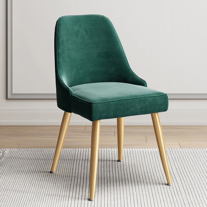 Glam Velvet Side Chair Parsons Upholstered Side Chair for Dining Room Clearhalo 'Dining Chairs' 'Dining Tables & Seating' 'dining_chair' 'furn' 'furn_dining_chair' 'Furniture' 'Kitchen & Dining Furniture' 5447470