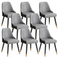 Glam Velvet Side Chair Parsons Upholstered Side Chair for Dining Room Grey 8 Piece Set Black Clearhalo 'Dining Chairs' 'Dining Tables & Seating' 'dining_chair' 'furn' 'furn_dining_chair' 'Furniture' 'Kitchen & Dining Furniture' 5447473