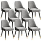 Glam Velvet Side Chair Parsons Upholstered Side Chair for Dining Room Dark Gray 8 Piece Set Black Clearhalo 'Dining Chairs' 'Dining Tables & Seating' 'dining_chair' 'furn' 'furn_dining_chair' 'Furniture' 'Kitchen & Dining Furniture' 5447482