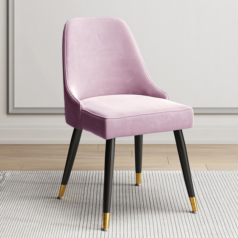 Glam Velvet Side Chair Parsons Upholstered Side Chair for Dining Room Clearhalo 'Dining Chairs' 'Dining Tables & Seating' 'dining_chair' 'furn' 'furn_dining_chair' 'Furniture' 'Kitchen & Dining Furniture' 5447493