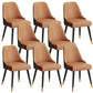 Glam Velvet Side Chair Parsons Upholstered Side Chair for Dining Room Brown-Grey 8 Piece Set Black Clearhalo 'Dining Chairs' 'Dining Tables & Seating' 'dining_chair' 'furn' 'furn_dining_chair' 'Furniture' 'Kitchen & Dining Furniture' 5447501