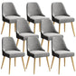 Glam Velvet Side Chair Parsons Upholstered Side Chair for Dining Room Dark Gray 8 Piece Set Brass Gold Clearhalo 'Dining Chairs' 'Dining Tables & Seating' 'dining_chair' 'furn' 'furn_dining_chair' 'Furniture' 'Kitchen & Dining Furniture' 5447509