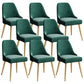 Glam Velvet Side Chair Parsons Upholstered Side Chair for Dining Room Green 8 Piece Set Brass Gold Clearhalo 'Dining Chairs' 'Dining Tables & Seating' 'dining_chair' 'furn' 'furn_dining_chair' 'Furniture' 'Kitchen & Dining Furniture' 5447517