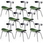 Metal Upholstered Dining Side Chair Industrial Dining Side Chair