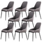 Modern Style Chairs Dining Arm Chairs with Metal Legs for Kitchen Grey 8 Piece Set Clearhalo 'Dining Chairs' 'Dining Tables & Seating' 'dining_chair' 'furn' 'furn_dining_chair' 'Furniture' 'Kitchen & Dining Furniture' 5447641