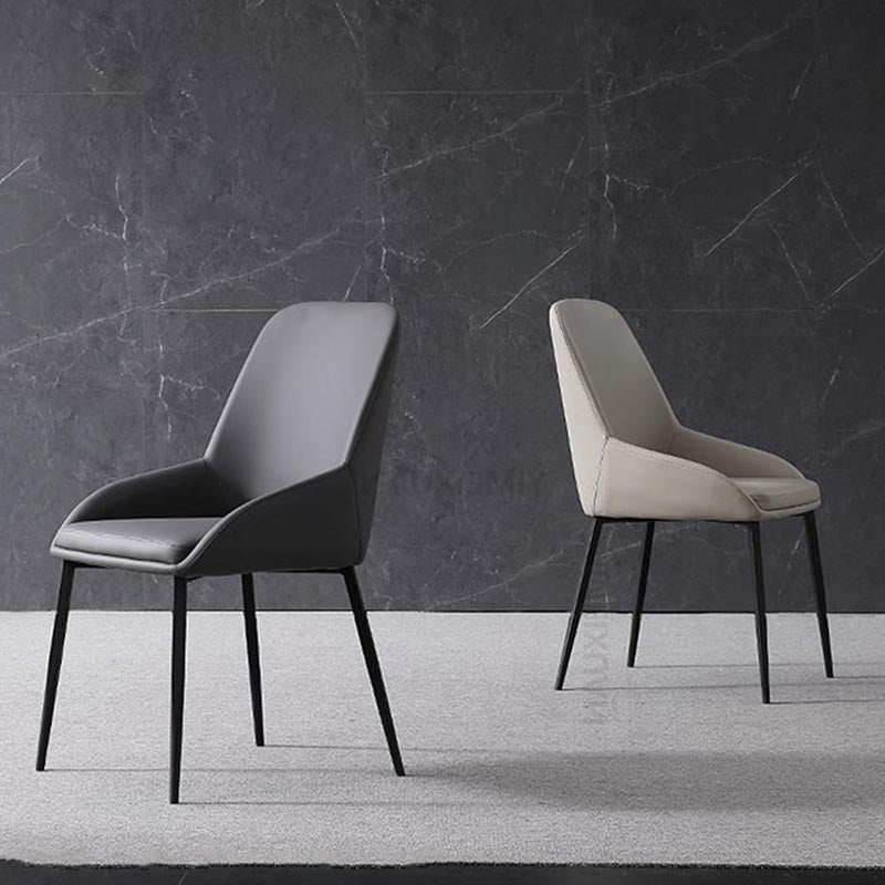 Modern Style Chairs Dining Arm Chairs with Metal Legs for Kitchen Clearhalo 'Dining Chairs' 'Dining Tables & Seating' 'dining_chair' 'furn' 'furn_dining_chair' 'Furniture' 'Kitchen & Dining Furniture' 5447654