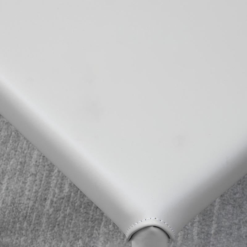 Modern Dining Chairs Armless Chairs with Metal Legs for Kitchen Clearhalo 'Dining Chairs' 'Dining Tables & Seating' 'dining_chair' 'furn' 'furn_dining_chair' 'Furniture' 'Kitchen & Dining Furniture' 5447670