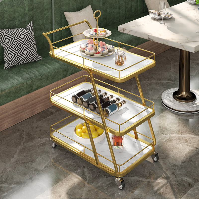 Rolling Contemporary Prep Table Metal Prep Table for Kitchen Clearhalo 'furn' 'furn_kitchen_islands_carts' 'Furniture' 'Kitchen & Dining Furniture' 'Kitchen Islands & Carts' 'kitchen_islands_carts' 5447797