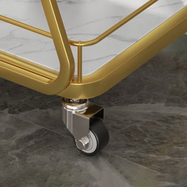 Rolling Contemporary Prep Table Metal Prep Table for Kitchen Clearhalo 'furn' 'furn_kitchen_islands_carts' 'Furniture' 'Kitchen & Dining Furniture' 'Kitchen Islands & Carts' 'kitchen_islands_carts' 5447806