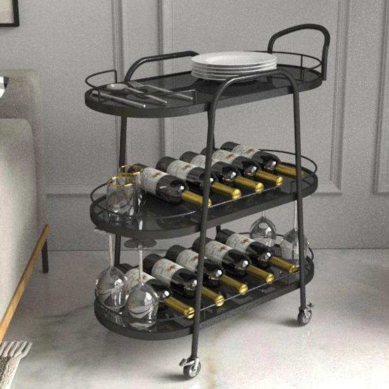 32.28" High Rolling Contemporary Prep Table Wooden Prep Table Clearhalo 'furn' 'furn_kitchen_islands_carts' 'Furniture' 'Kitchen & Dining Furniture' 'Kitchen Islands & Carts' 'kitchen_islands_carts' 5447858