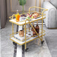 30.71" High Contemporary Style Rolling Prep Table Metal Prep Table for Kitchen