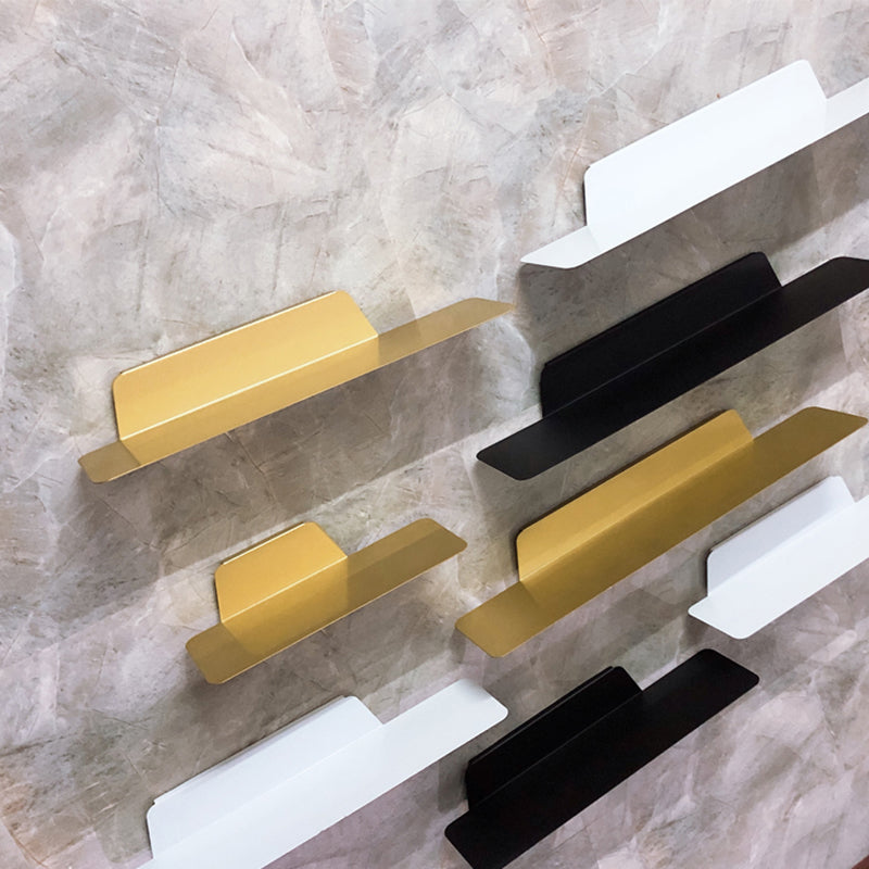 Scandinavian Metal Floating Bookcase 6" Wide Living Room Book Shelf Clearhalo 'Bookcases' 'furn' 'furn_bookcases' 'Furniture' 'Office Furniture' 5450787