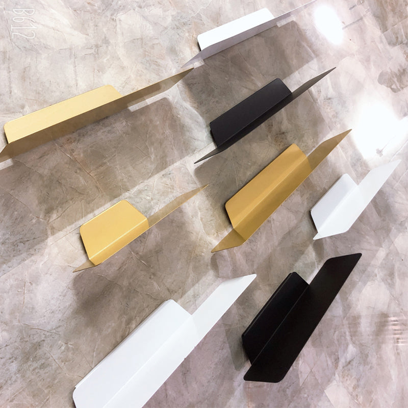 Scandinavian Metal Floating Bookcase 6" Wide Living Room Book Shelf Clearhalo 'Bookcases' 'furn' 'furn_bookcases' 'Furniture' 'Office Furniture' 5450788