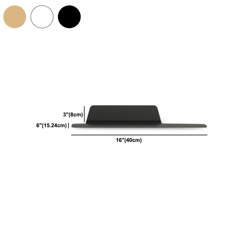 Scandinavian Metal Floating Bookcase 6" Wide Living Room Book Shelf Clearhalo 'Bookcases' 'furn' 'furn_bookcases' 'Furniture' 'Office Furniture' 5450791