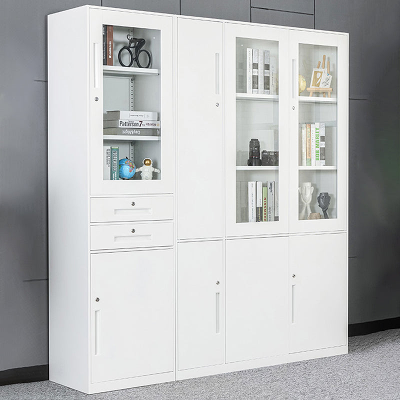 閉じた金属製の本棚モダンホームリビングルームベッドルーム標準本棚