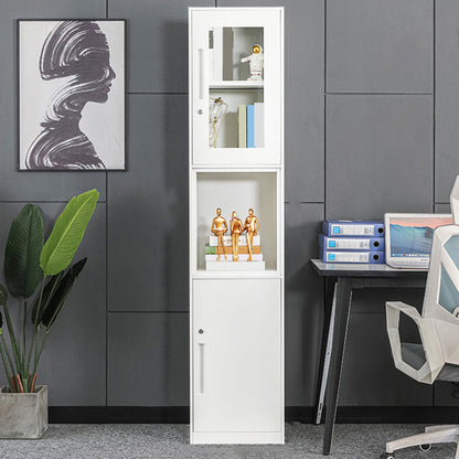 閉じた金属製の本棚モダンホームリビングルームベッドルーム標準本棚