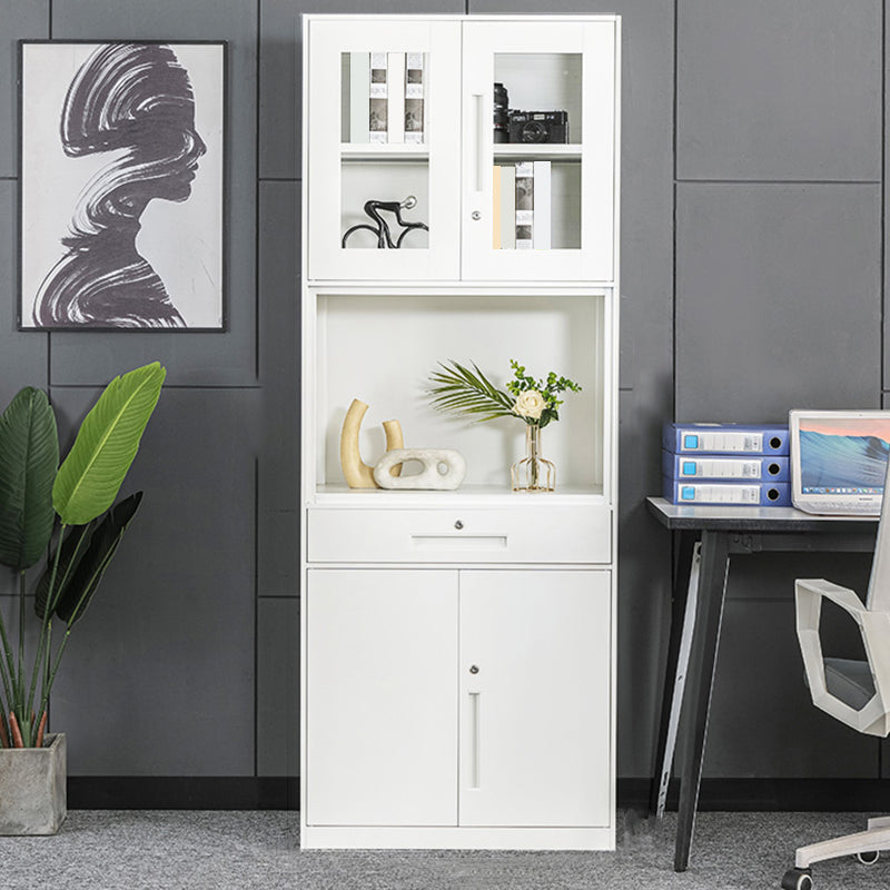 閉じた金属製の本棚モダンホームリビングルームベッドルーム標準本棚