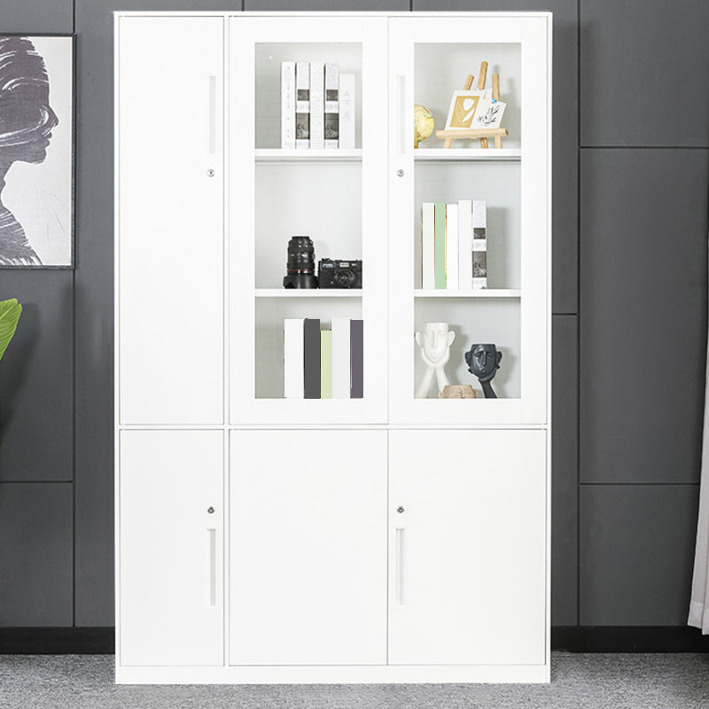 閉じた金属製の本棚モダンホームリビングルームベッドルーム標準本棚