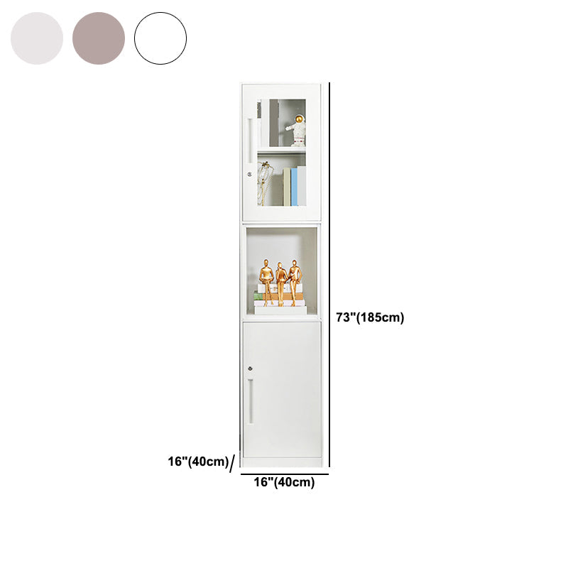 閉じた金属製の本棚モダンホームリビングルームベッドルーム標準本棚
