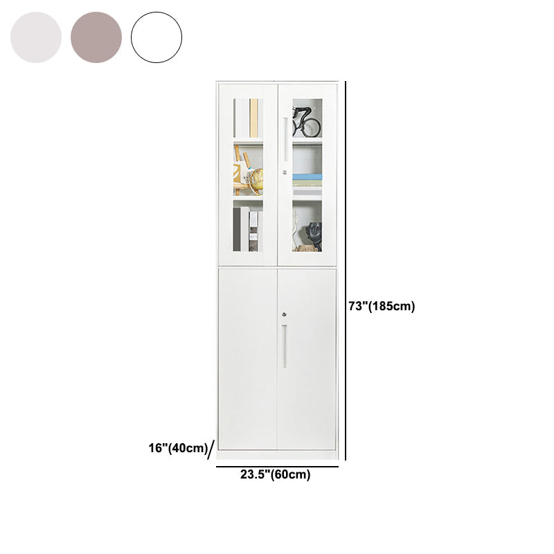 閉じた金属製の本棚モダンホームリビングルームベッドルーム標準本棚