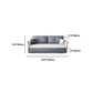 Faux Leather Stain Resistant Contemporary Flared Arm Couch Bed Clearhalo 'furn' 'furn_sofas' 'Furniture' 'Living Room Furniture' 'Sofa' 'sofas' 5450948