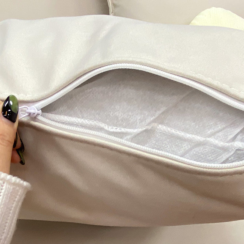 コンバーチブルフェイクレザーコンテンポラリースクエアアームベッドの灰色のセッピー