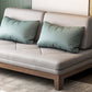 Contemporary Convertible Armless Faux Leather Stain Resistant Bed Settee Clearhalo 'furn' 'furn_sofas' 'Furniture' 'Living Room Furniture' 'Sofa' 'sofas' 5451008
