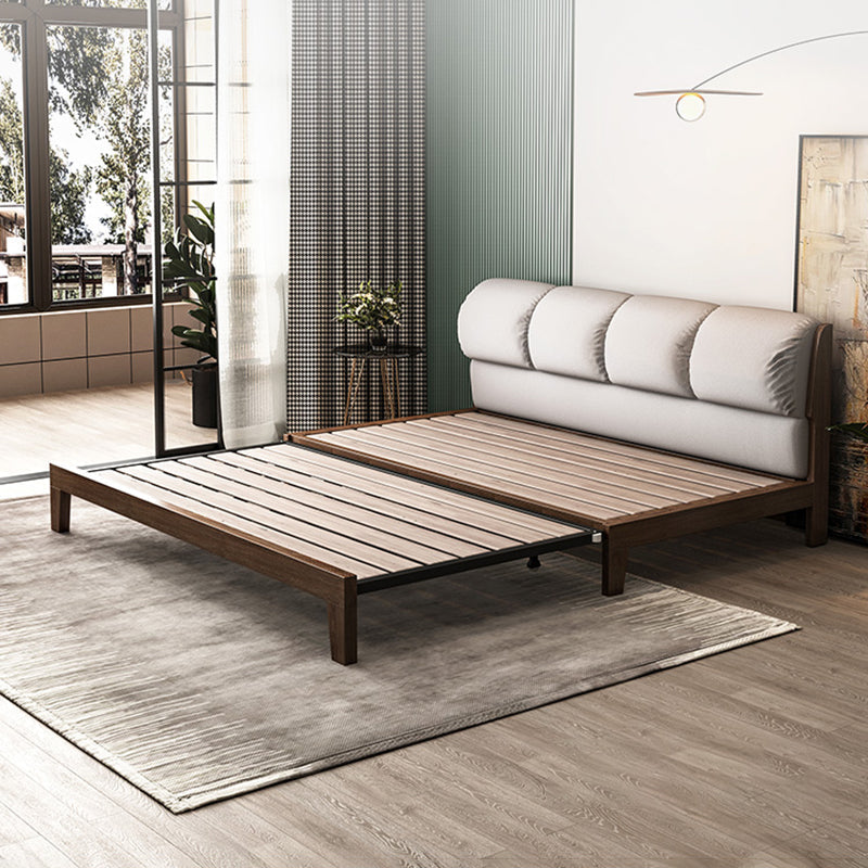 Contemporary Convertible Armless Faux Leather Stain Resistant Bed Settee 79"L x 40"W x 35"H Clearhalo 'furn' 'furn_sofas' 'Furniture' 'Living Room Furniture' 'Sofa' 'sofas' 5451011