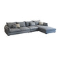 Light-grey Contemporary Sectional Living Room Solid Wood Sofa