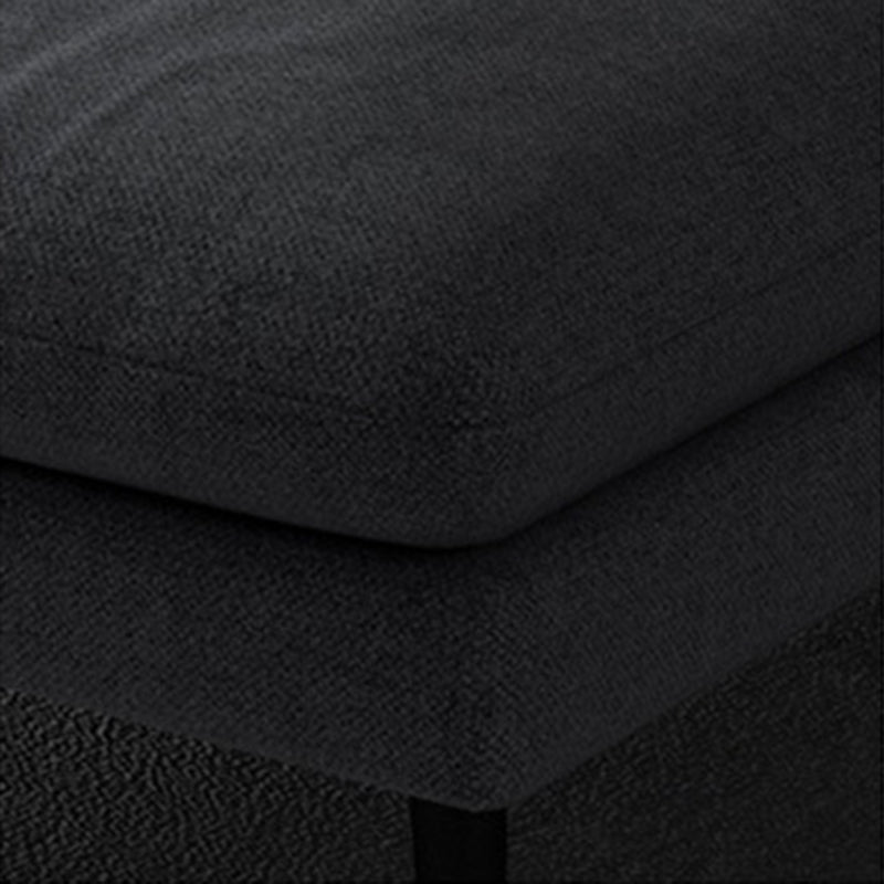 Flared Arm Fabric Sectional with Storage 4-seater Sofa & Chaise Clearhalo 'furn' 'furn_sectionals' 'Furniture' 'Living Room Furniture' 'Sectionals' 5451389