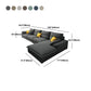 71" W Sectional Sofa L-Shape Stationary Linen Sectional Sofa