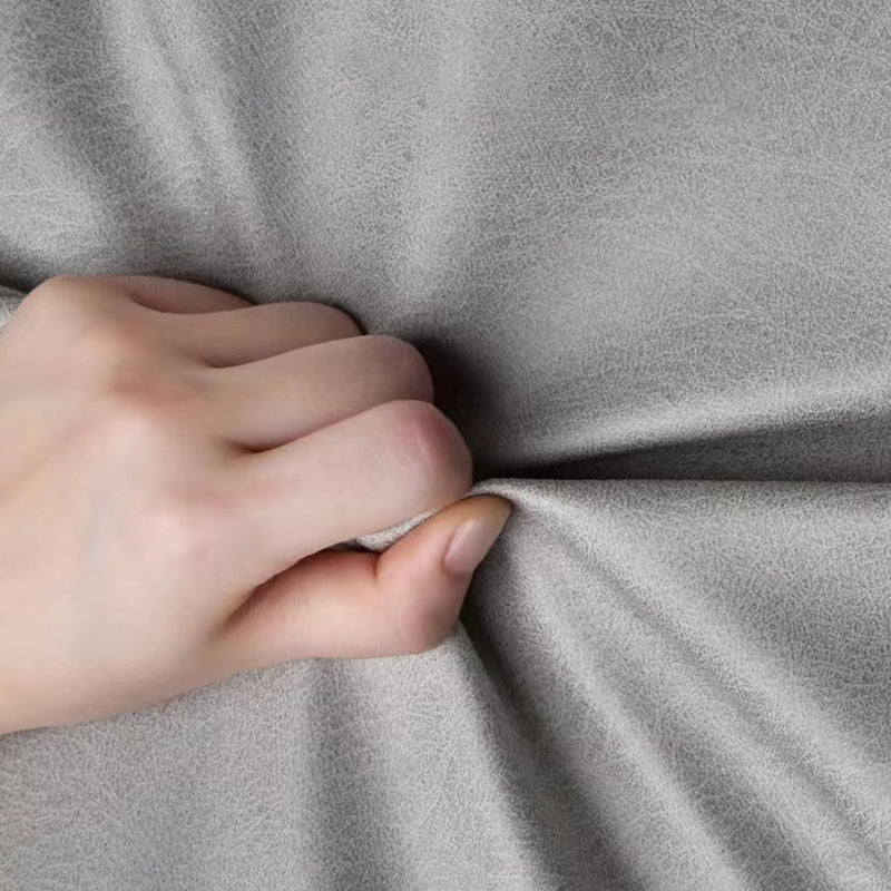 Scandinave résistant aux taches en cuir en cuir en L canapé