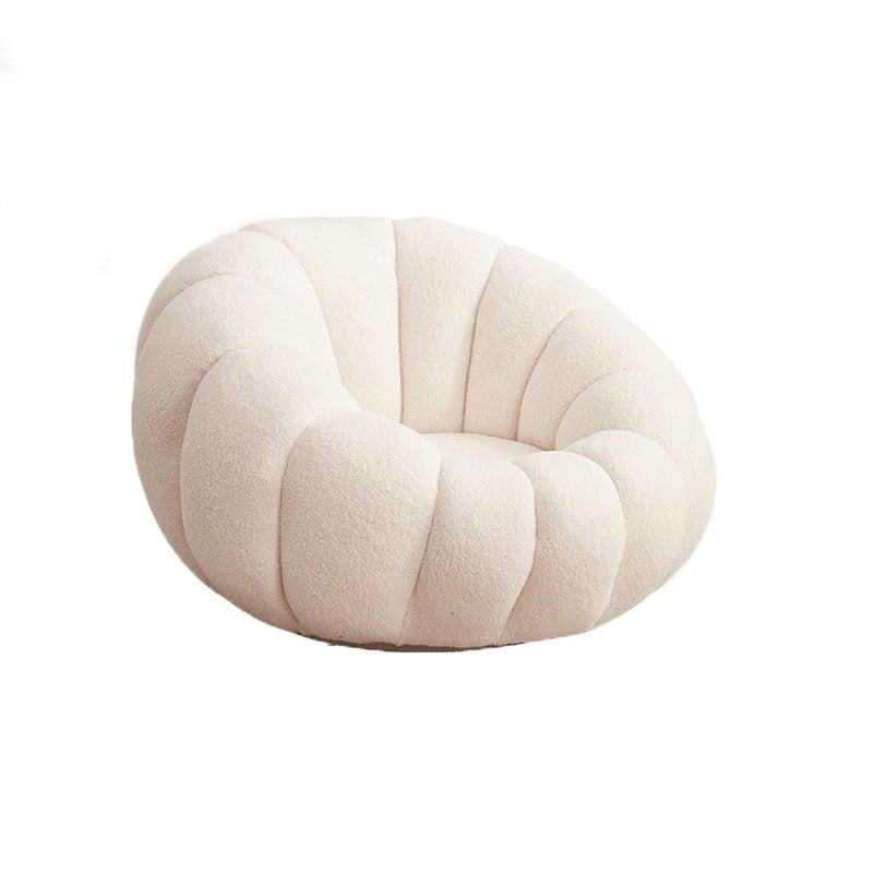 Modern Arm Chair, Wool Blend / Velvet Upholstered Accent Chair, 37"(W) X 37"(D) X 26"(H) Clearhalo 'Accent Chairs' 'accent_chairs' 'Chairs & Seating' 'furn' 'furn_accent_chairs' 'Furniture' 'Living Room Furniture' 5451481