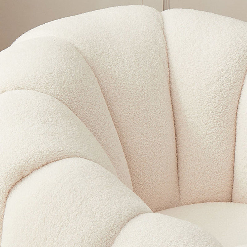 Modern Arm Chair, Wool Blend / Velvet Upholstered Accent Chair, 37"(W) X 37"(D) X 26"(H) Clearhalo 'Accent Chairs' 'accent_chairs' 'Chairs & Seating' 'furn' 'furn_accent_chairs' 'Furniture' 'Living Room Furniture' 5451484