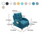 Modern Accent Chair Fabric/PU Chair With Tufted Back with 4 Legs Base Clearhalo 'Accent Chairs' 'accent_chairs' 'Chairs & Seating' 'furn' 'furn_accent_chairs' 'Furniture' 'Living Room Furniture' 5451521